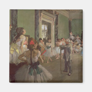 Imán Edgar Degas  Clase Dancing, c.1873-76