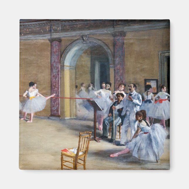 Imán Edgar Degas - Dance Foyer, Opera rue Le Peletier (Frente)