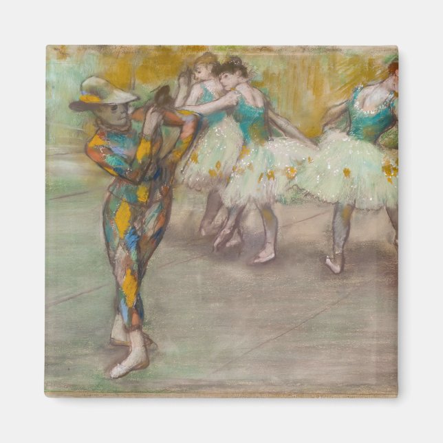 Imán Edgar Degas - Danza Harlequin (Frente)