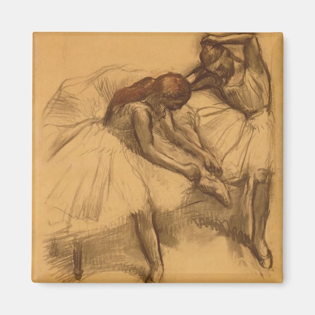 Imán Edgar Degas | Dos bailarinas (Frente)