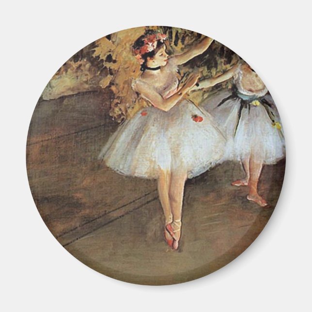 Imán Edgar Degas - Dos bailarinas (Frente)