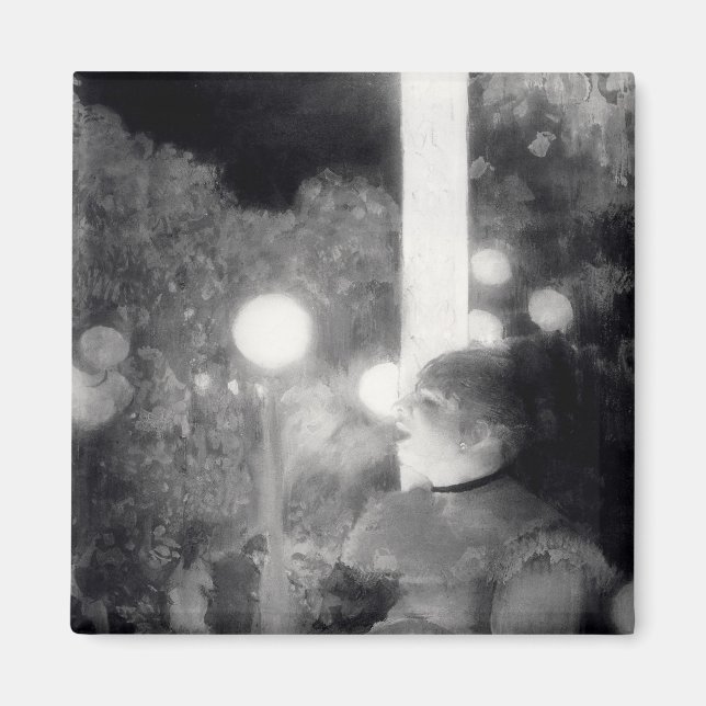 Imán Edgar Degas | El concierto del café (Frente)