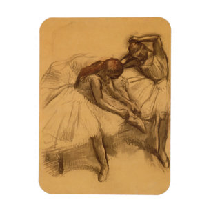 Imán Edgar Degas el   dos bailarines