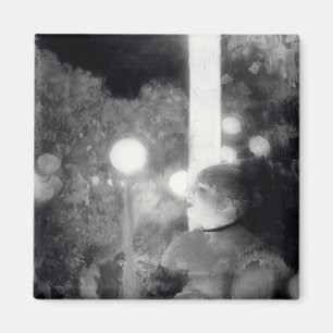 Imán Edgar Degas el el concierto del café