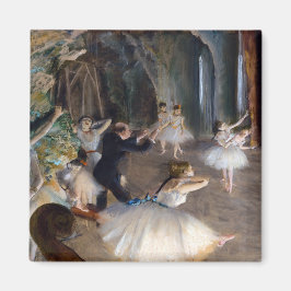 Imán Edgar Degas - El ensayo del ballet en escena