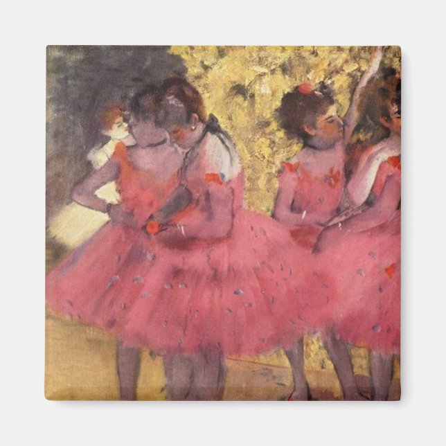 Imán Edgar Degas, El Magnet De Las Bailarinas Rosadas (Frente)