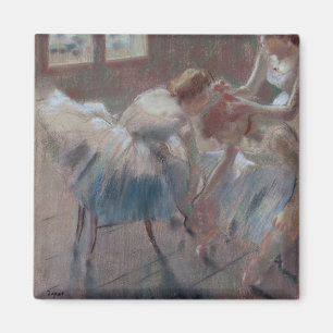 Imán Edgar Degas el tres bailarines que se preparan