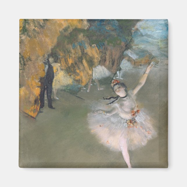 Imán Edgar Degas | Estrella o bailarina en el escenario (Frente)