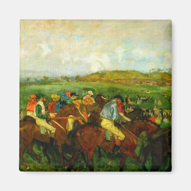 Imán Edgar Degas Horseback Riding (Frente)