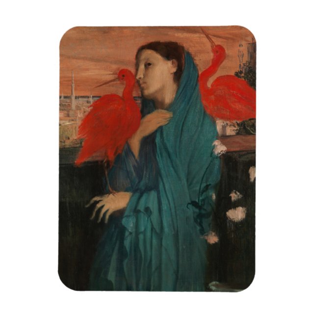 Imán Edgar Degas | Joven con Ibis (Vertical)
