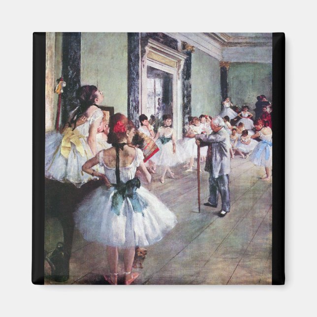 Imán Edgar Degas - La clase de baile (Frente)