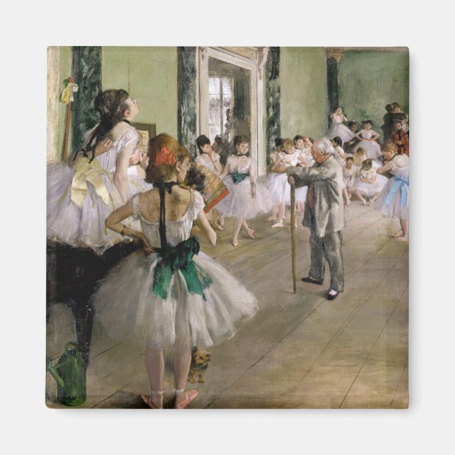 Imán Edgar Degas - La clase de danza (Frente)
