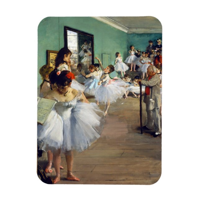 Imán Edgar Degas - La clase de danza (Vertical)