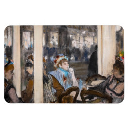 Imán Edgar Degas - Mujeres en una terraza cafetería por