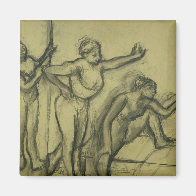 Imán Edgar Degas | Tres bailarinas, c.1900 (Frente)