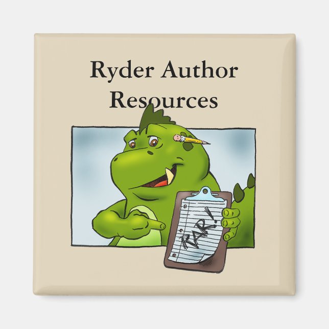 Imán Edgar Thesaurus Magnet - ¡RAR! (Frente)