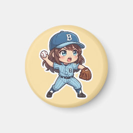 Imán Edición Chibi Baseball 2026 - Estrés del Lanzador
