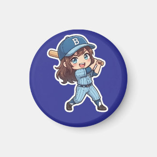 Imán Edición de béisbol Chibi - Swing de poder