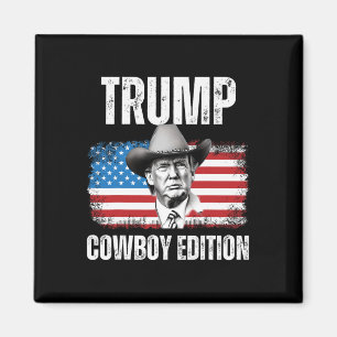Imán Edición de Cowboy 2024 Bandera Republicana Estadou