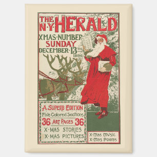 Imán Edición de Navidades del Herald de Nueva York