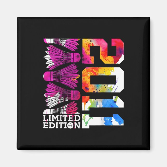 Imán Edición Limitada Bádminton 14º Aniversario 2011  (Frente)