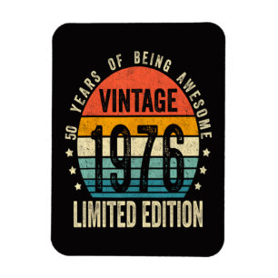 Imán Edición Limitada Cumpleaños 50 Aniversario Vintage