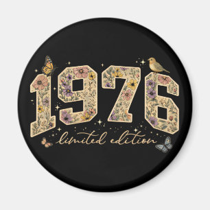 Imán Edición Limitada Cumpleaños 50 Floral 1976