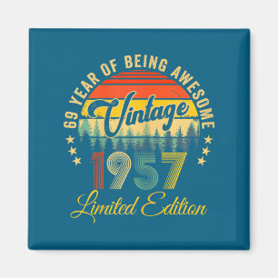 Imán Edición Limitada de 1957 Vintage 69 Años 69 Cumple