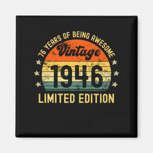 Imán Edición limitada de 76 años 1946 76 años