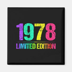 Imán Edición Limitada Vintage 1978 para Mujeres Retro 7
