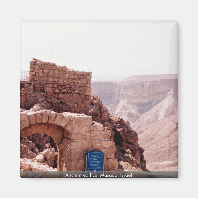 Imán Edificio antiguo, Masada, Israel (Frente)