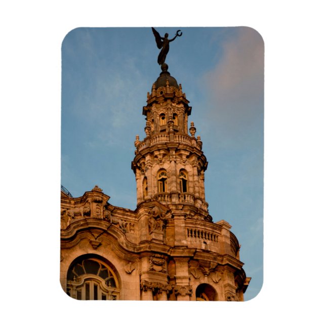 Imán Edificio antiguo Spire, La Habana, Cuba (Vertical)