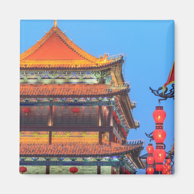 Imán Edificio de la muralla de la ciudad de Xi'An (Frente)