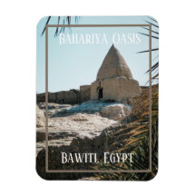 Edificio de ladrillo de barro, Oasis de Bahariya, 