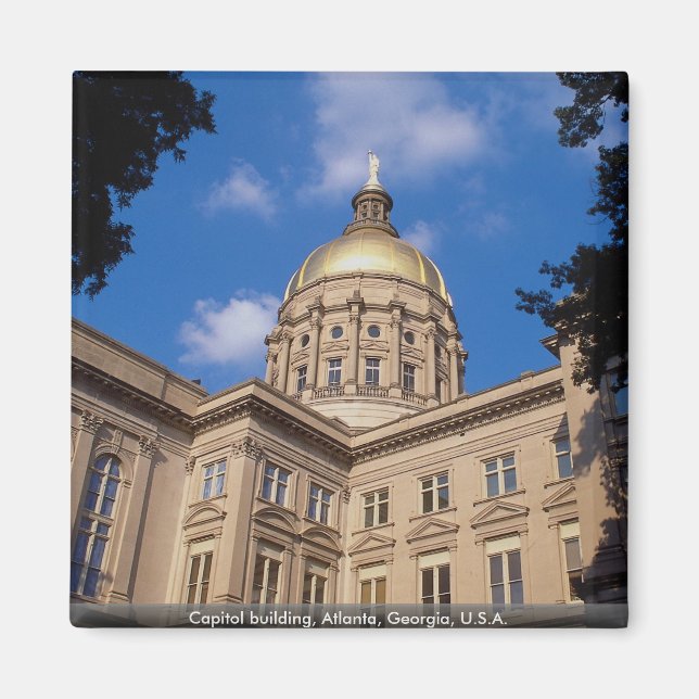 Imán Edificio del Capitolio, Atlanta, Georgia, EE.UU. (Frente)
