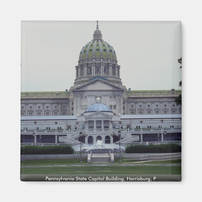Imán Edificio del Capitolio del Estado de Pennsylvania, (Frente)