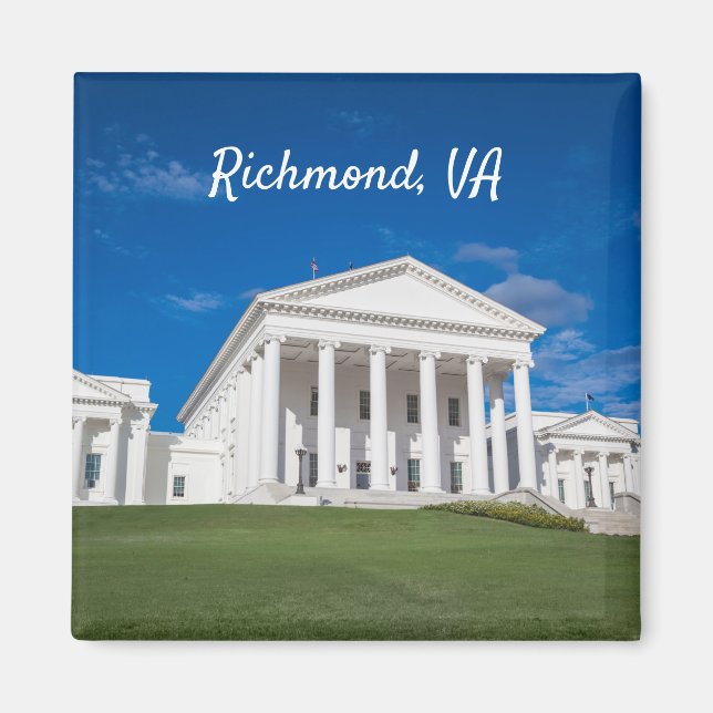Imán Edificio del Capitolio del Estado de Virginia (Frente)