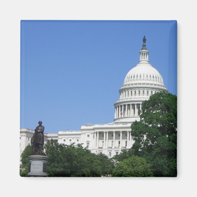 Imán Edificio del Capitolio en Washington DC (Frente)
