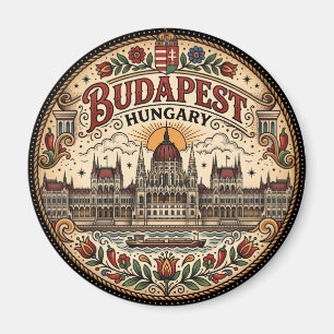 Imán Edificio del Parlamento de Budapest Hungría