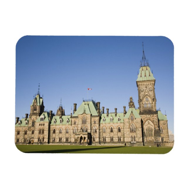 Imán Edificio del Parlamento en Ottawa, Ontario, Canadá (Horizontal)