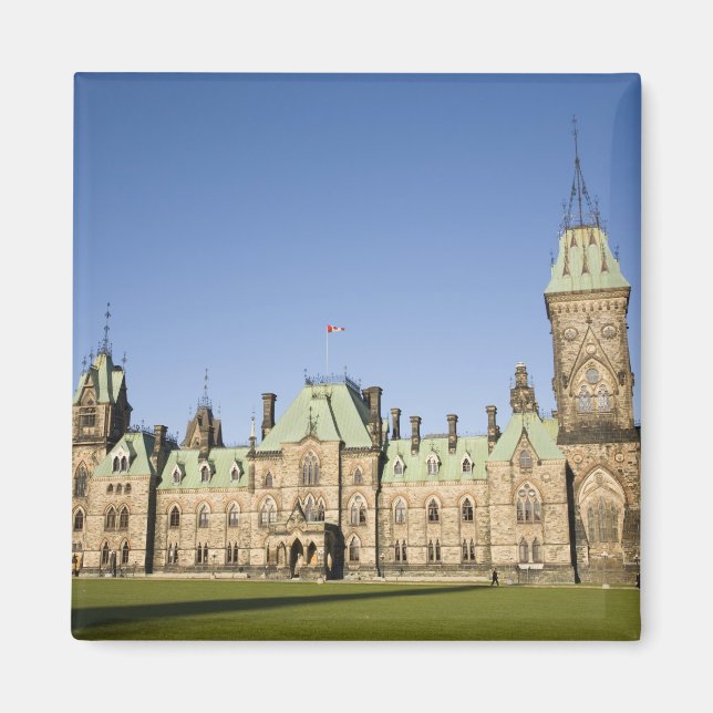 Imán Edificio del Parlamento en Ottawa, Ontario, Canadá (Frente)