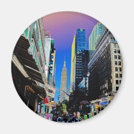 Imán Edificio Empire State del 42° Poster de St. New Yo