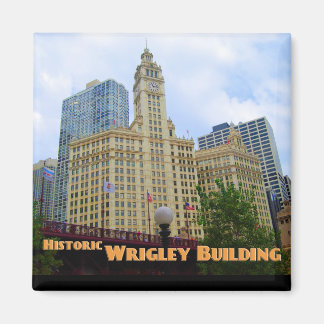 Imán Edificio Histórico Wrigley - Chicago Illinois