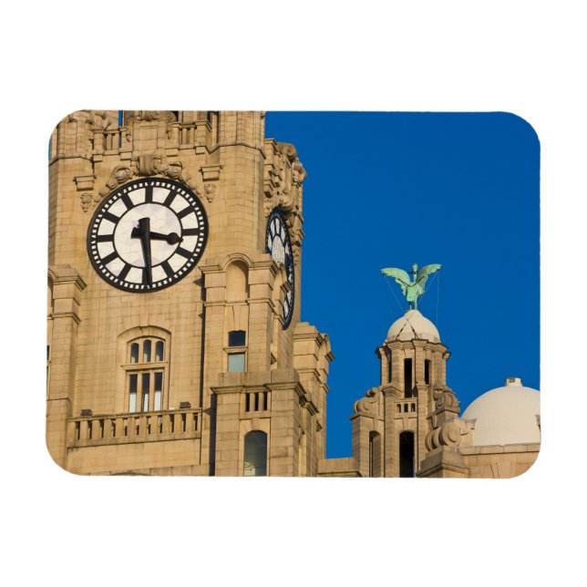 Imán Edificio Liver, Liverpool, Merseyside, Inglaterra (Horizontal)