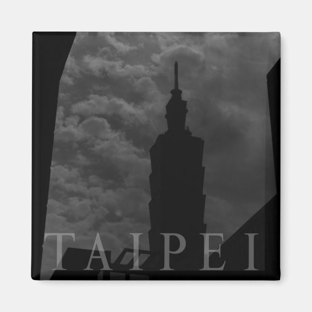 Imán Edificio Taipei 101, Taipei, Taiwán (Frente)