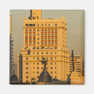 Imán Edificios a lo largo de Gran Vía y Edificio Espana