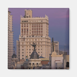 Imán Edificios a lo largo de Gran Vía y Edificio España