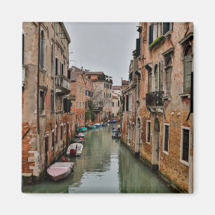 Imán Edificios a lo largo de los canales de Venecia