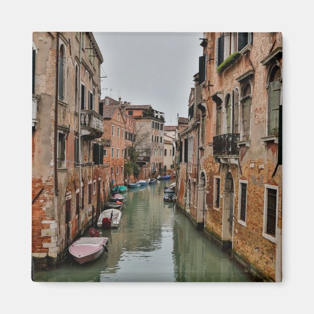Imán Edificios a lo largo de los canales de Venecia (Frente)