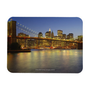 Imán Edificios del puente de Brooklyn y de la ciudad de